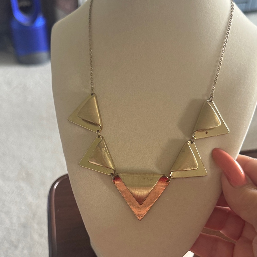 Geometric Gold Necklace